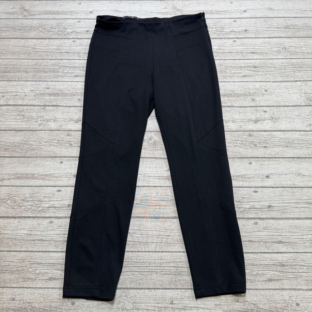 Laurel Dress Pants Women's 18 Black Slim Tapered Leg Mid Rise Stretch Trousers